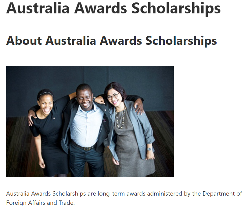 Australia Awards Scholarships
