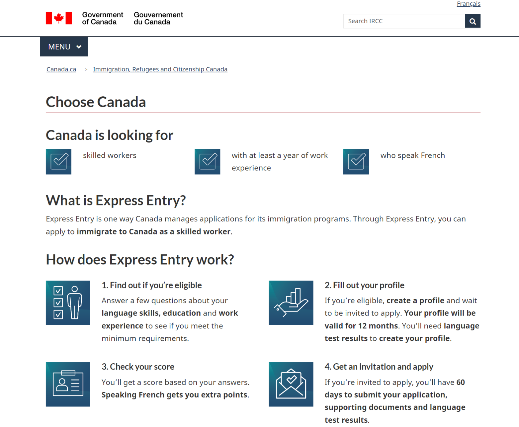 Canada Express Entry