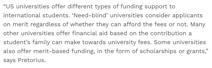 Need-blind with loans