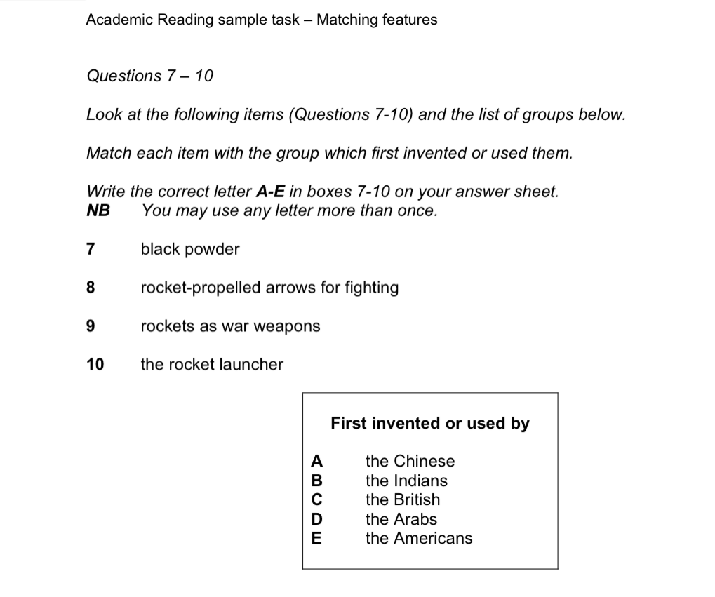 Reading difference between academic and general IELTS 