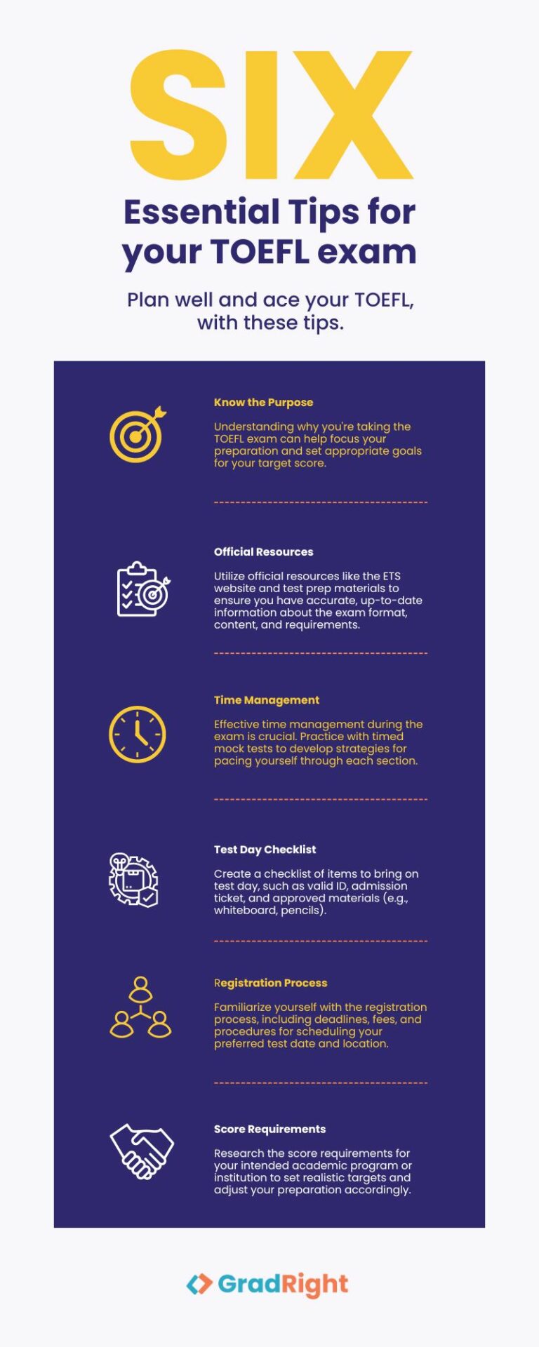 Six essential tips for your TOEFL Exam