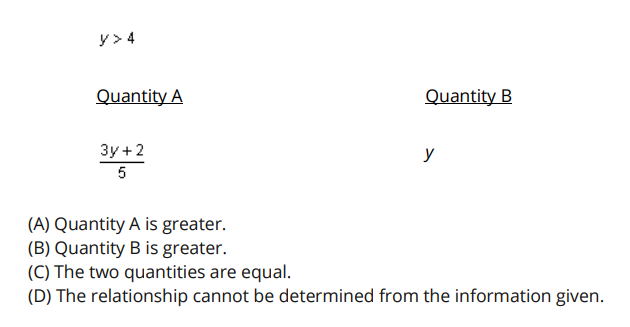 Algebra for GRE Exam