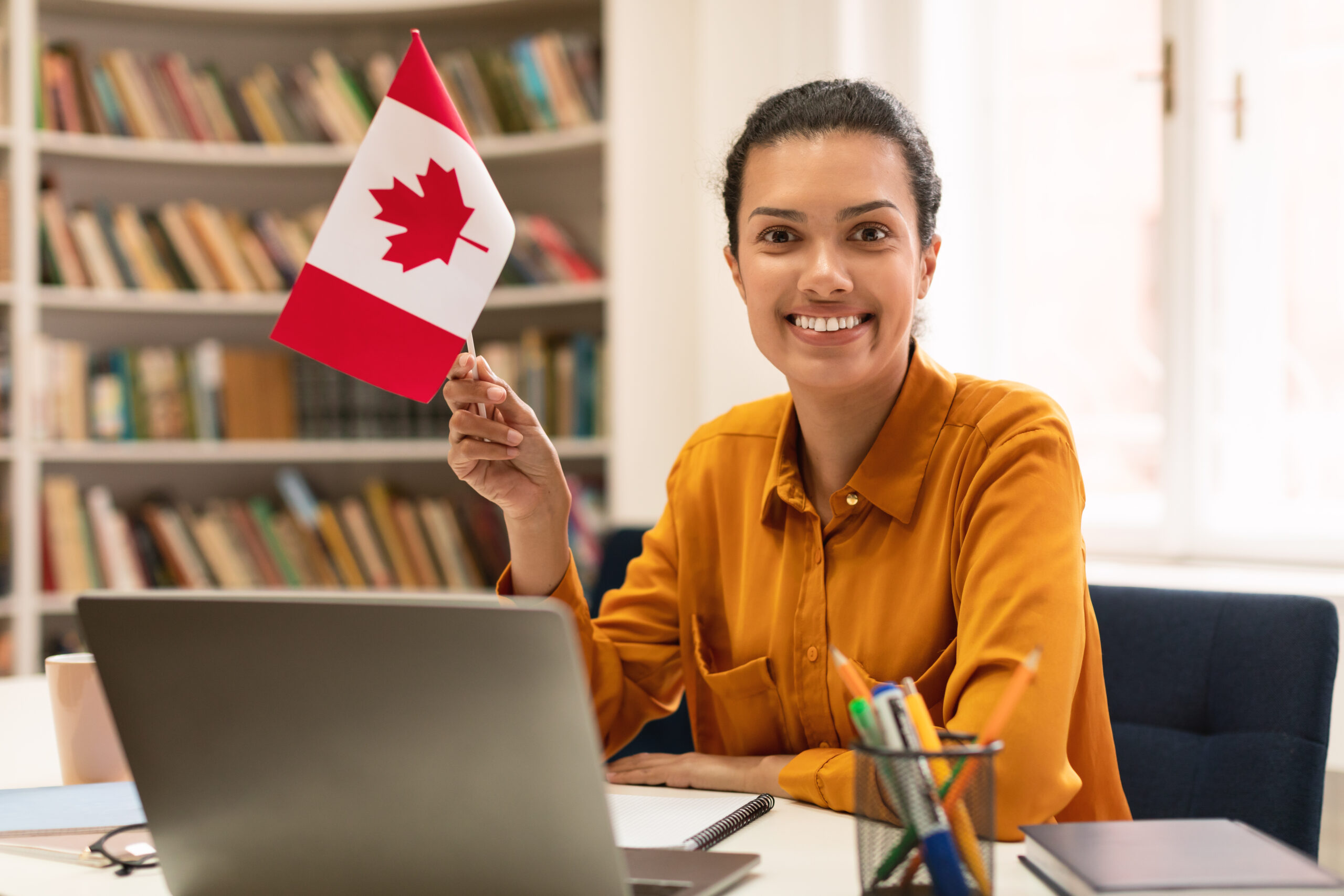 Canadian immigration office sign representing the new fast track visa for US H1B holders
