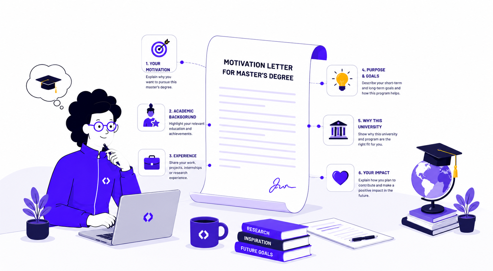 motivation letter for master's degree