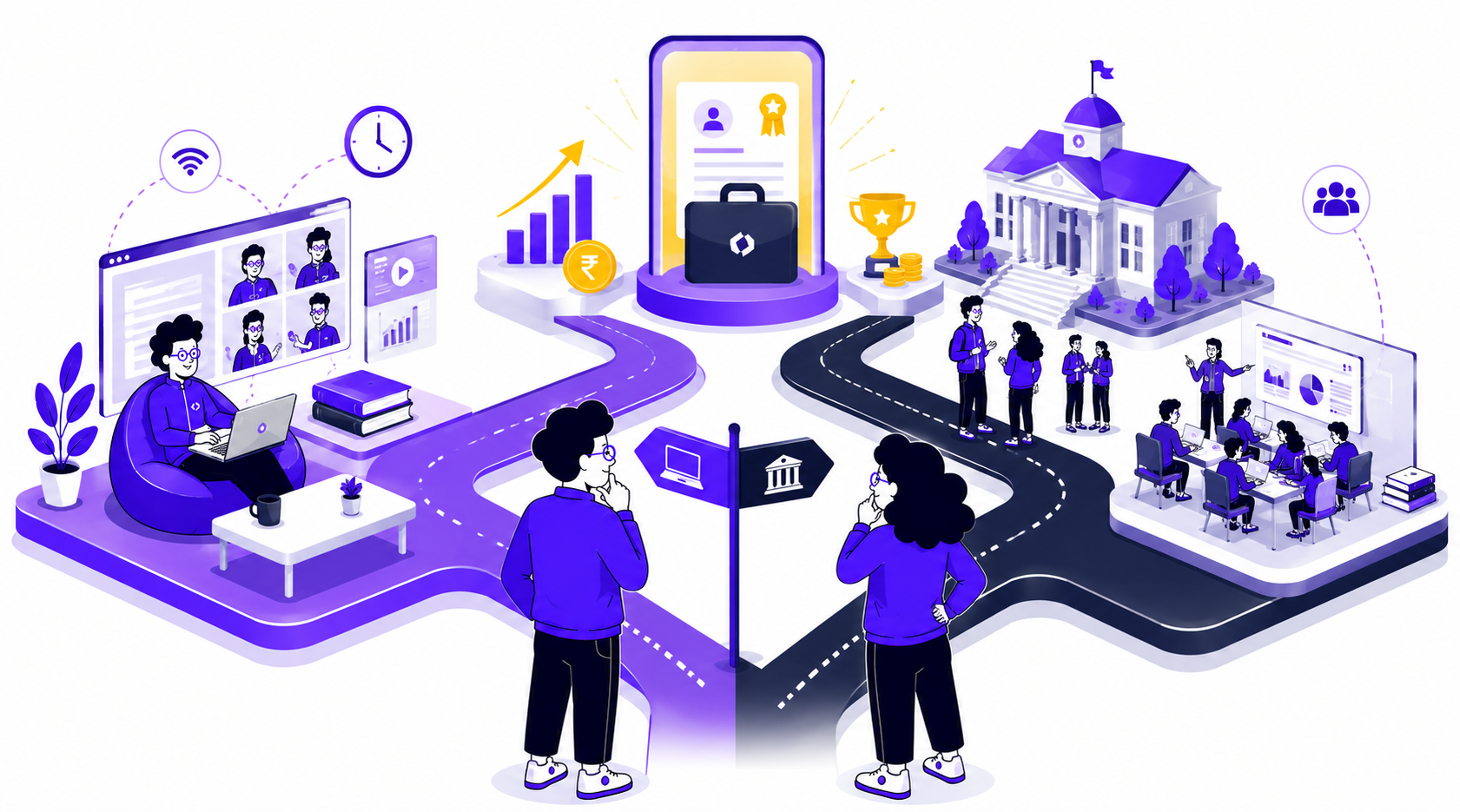 online mba vs regular mba india